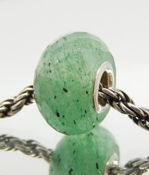 Grüner Erdbeerquarz - EdelELB Bead